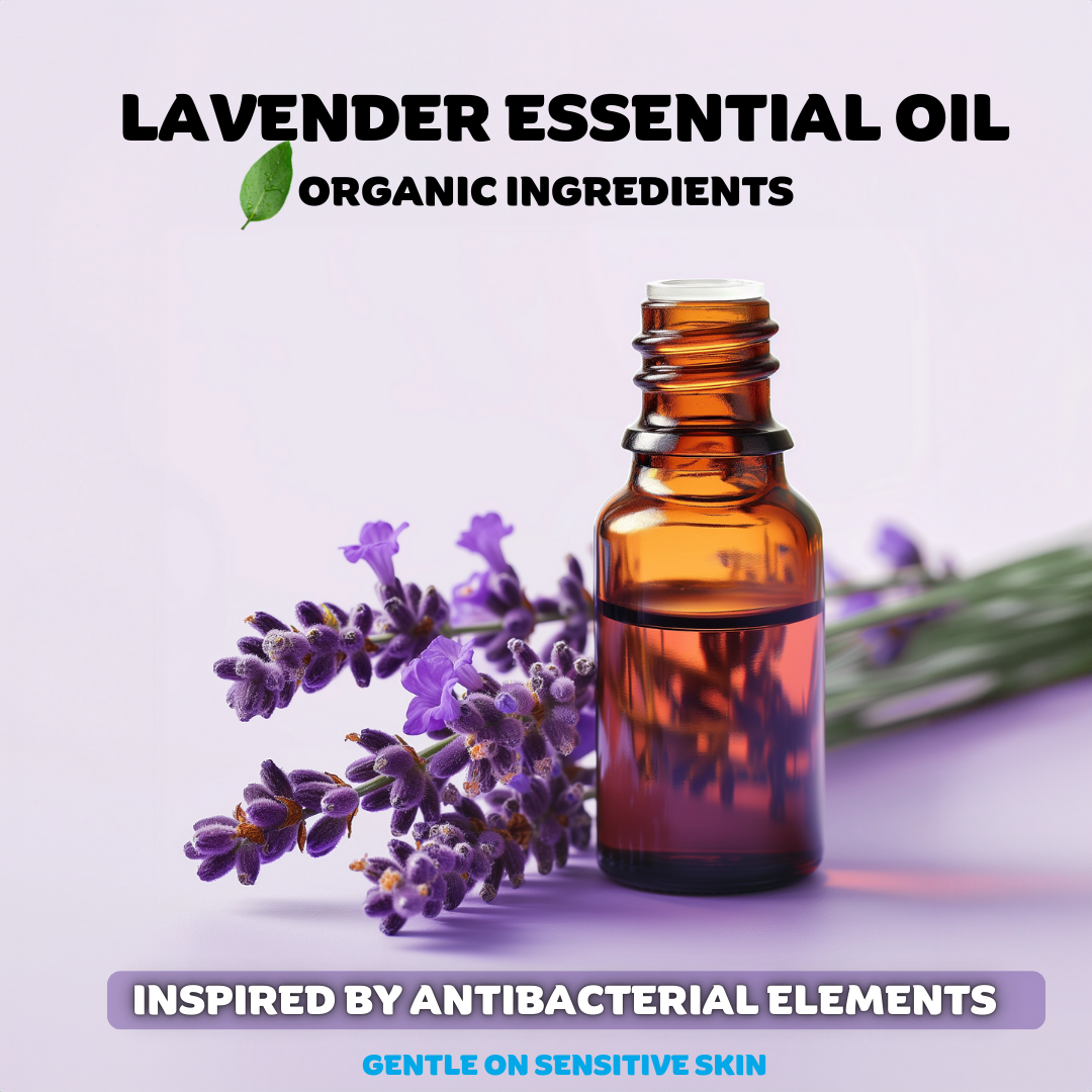LAVENDER Laundry Soap Bar - Hypoallergenic and Organic Formula for Sensitive Skin - Delicate Stain Remover for Clothes, Underwear, Collar