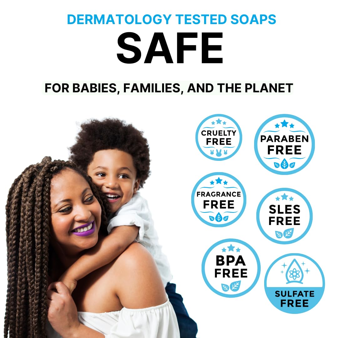 Hypoallergenic CHAMOMILE Kids Soap Bar | Natural Ingredients for Sensitive Skin | Gentle and Fun Bath Time