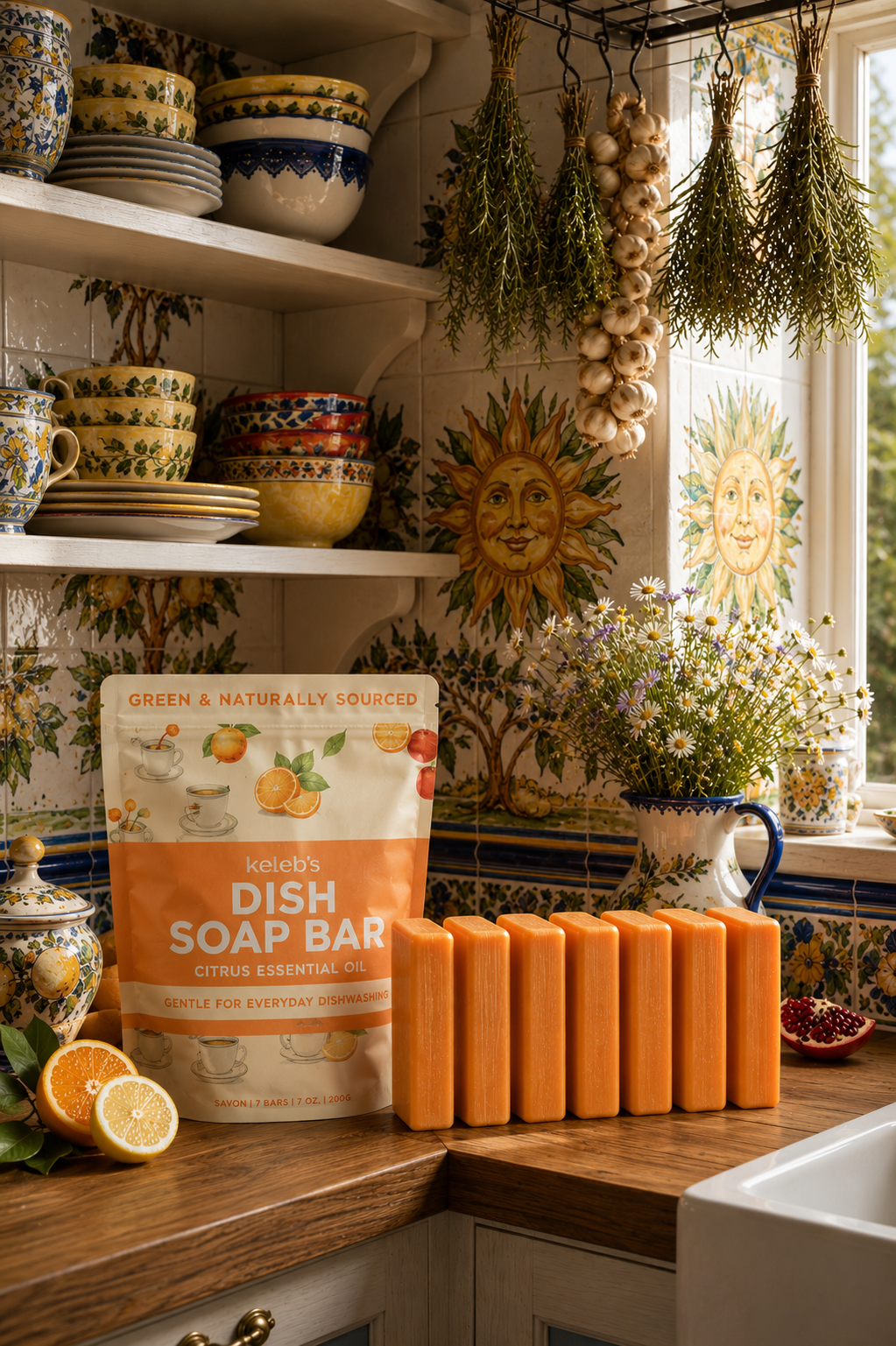 Citrus dish bar kitchen