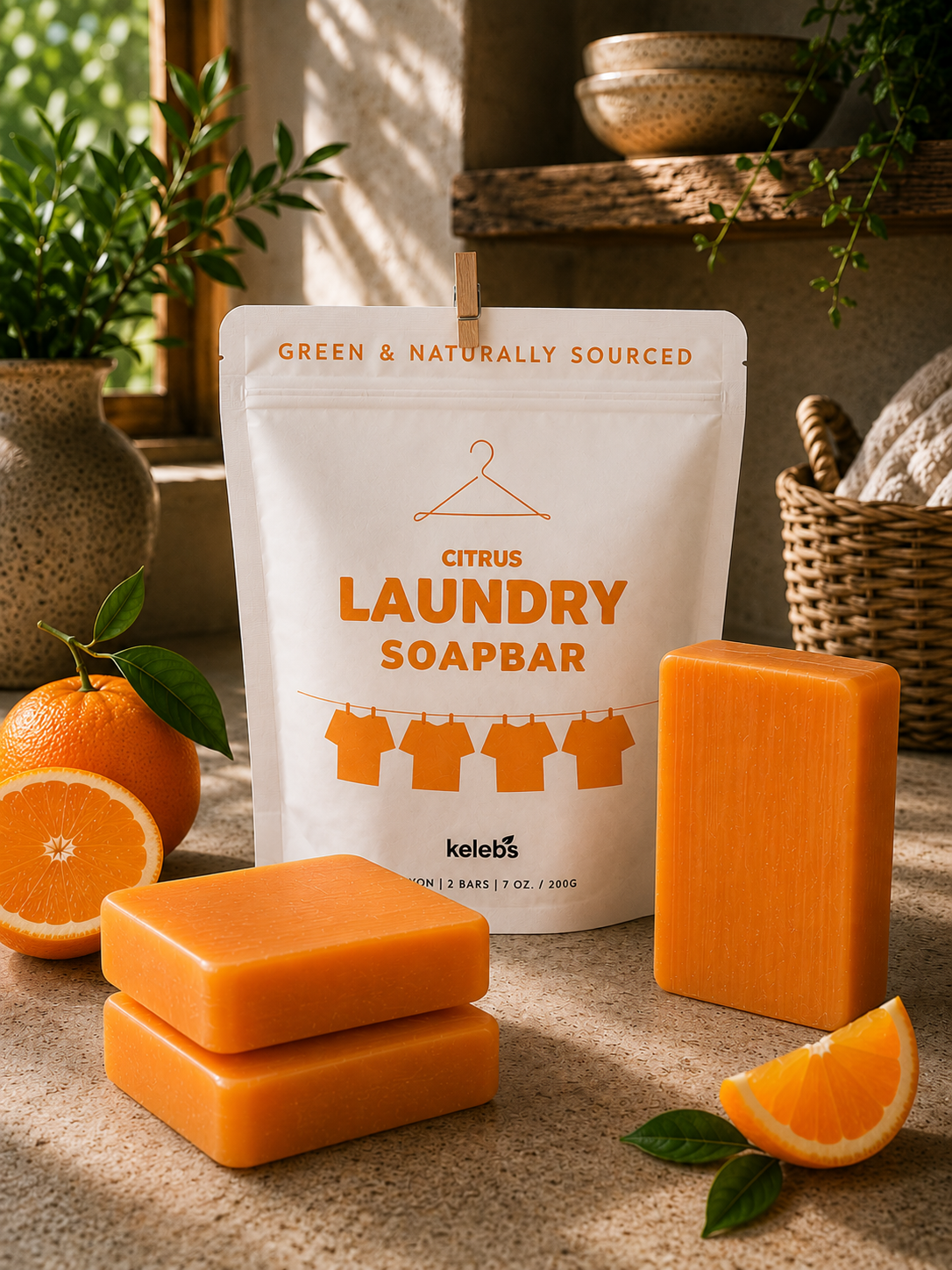 Citrus laundry bag
