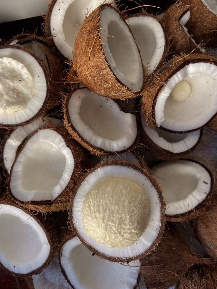 Fresh coconuts