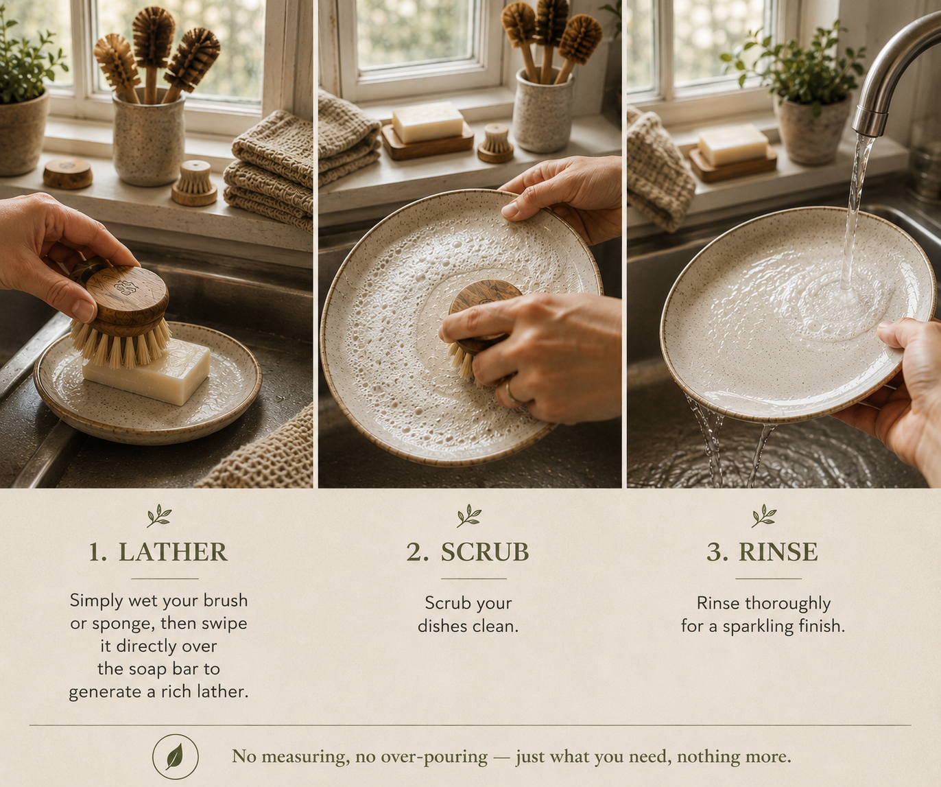 Lather Scrub Rinse