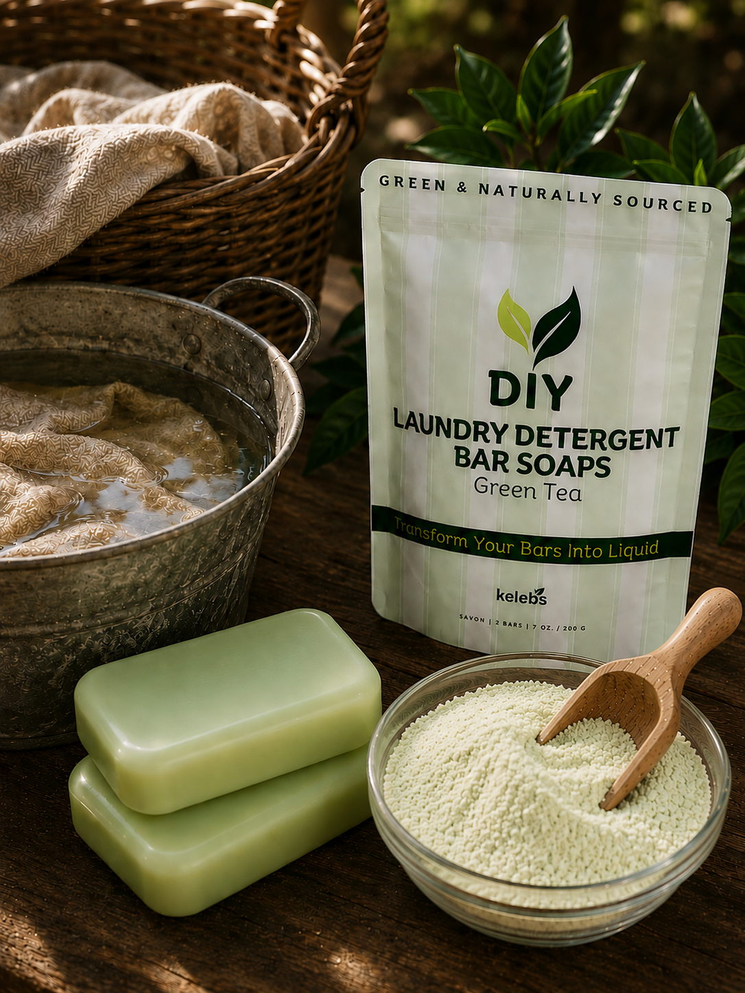 Green tea DIY bag