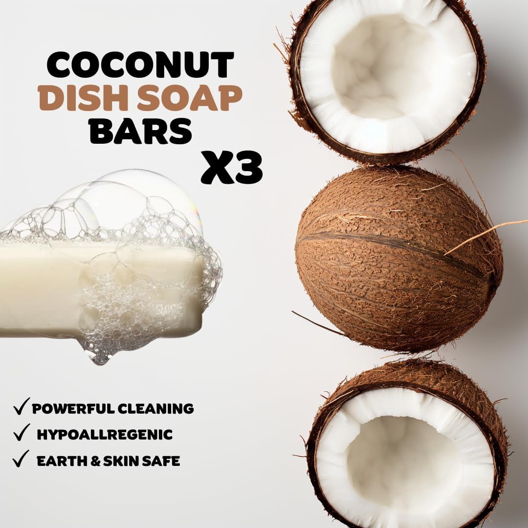 Dish Bar Soap - Coconut