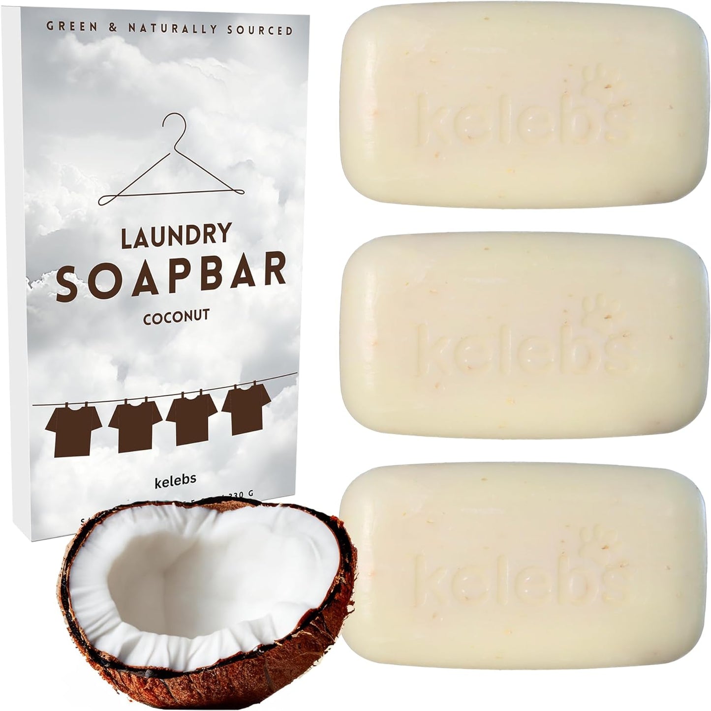 Laundry Bar Soap - Coconut