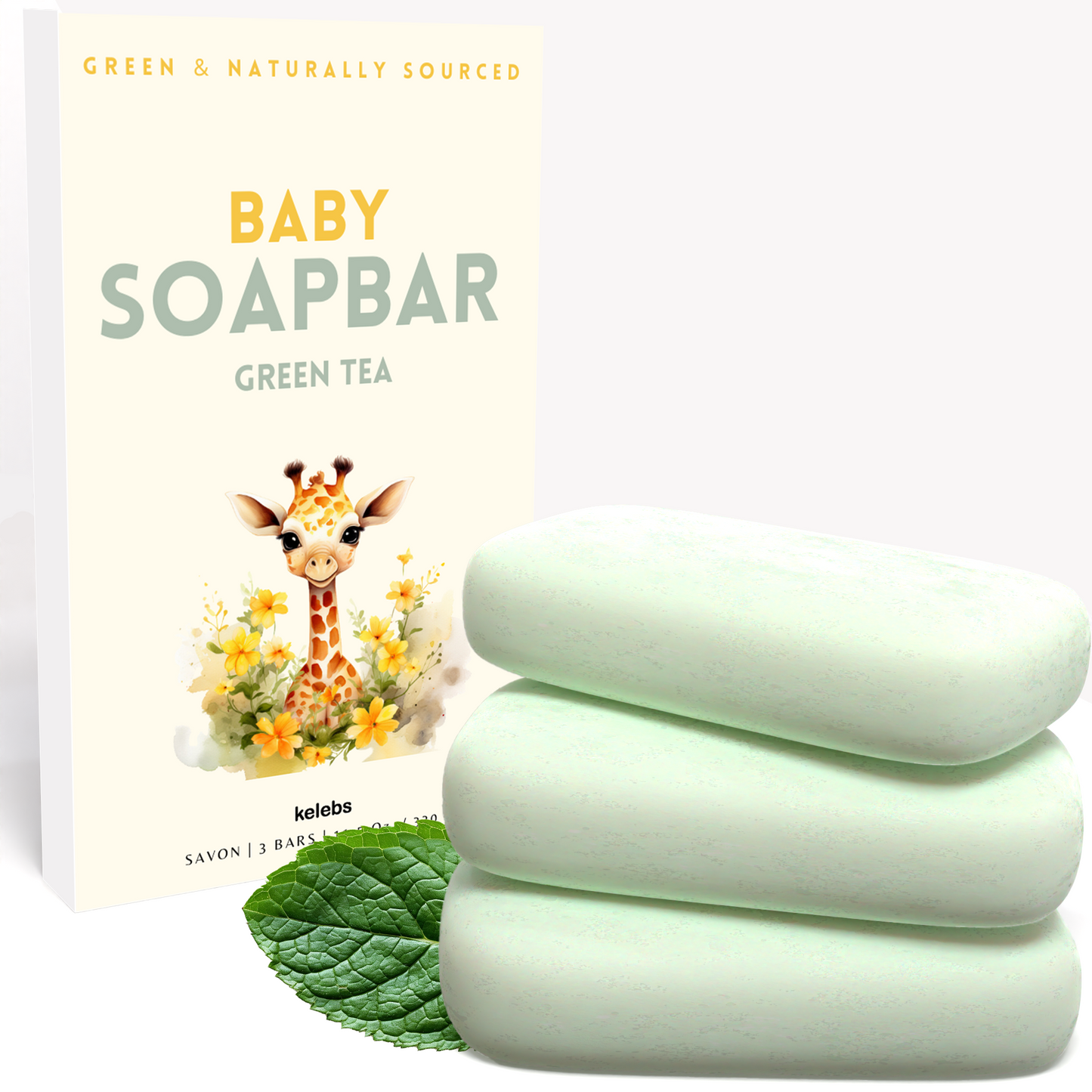 Organic Baby Bar Soap - Bars - Kelebs