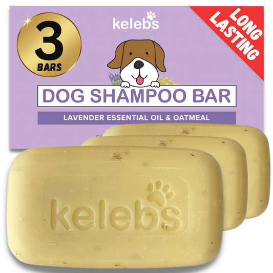 Natural Calming Dog Shampoo Bar - Kelebs