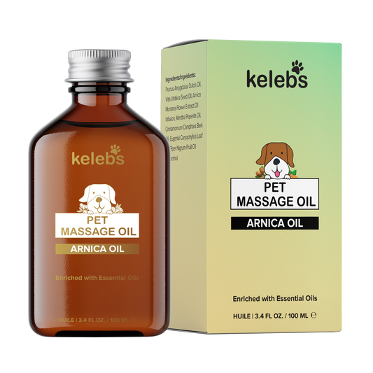 Senior Dog Arnica Pain Relief Massage Oil - Kelebs